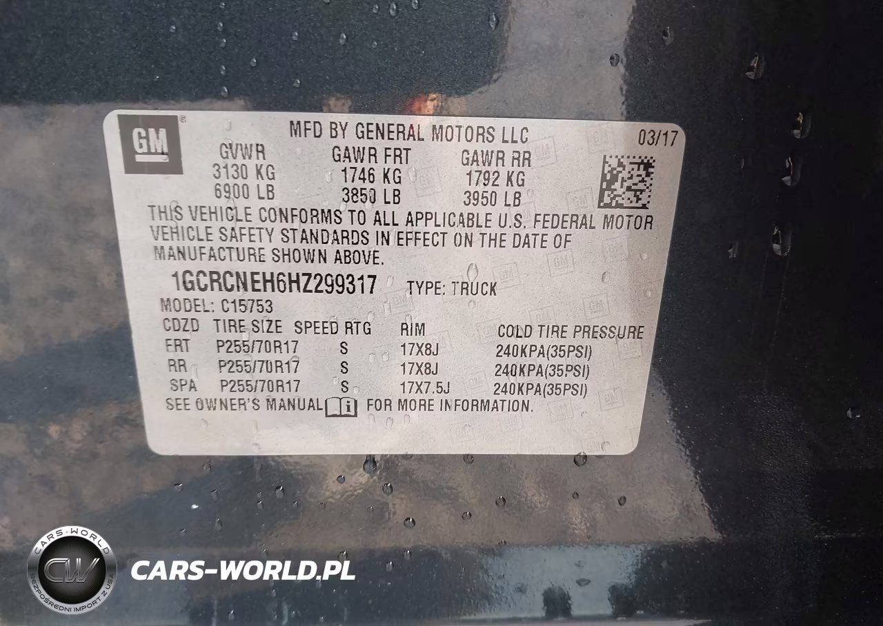 2017 Chevrolet Silverado 1500 Ls VIN:1GCRCNEH6HZ299317 - 9