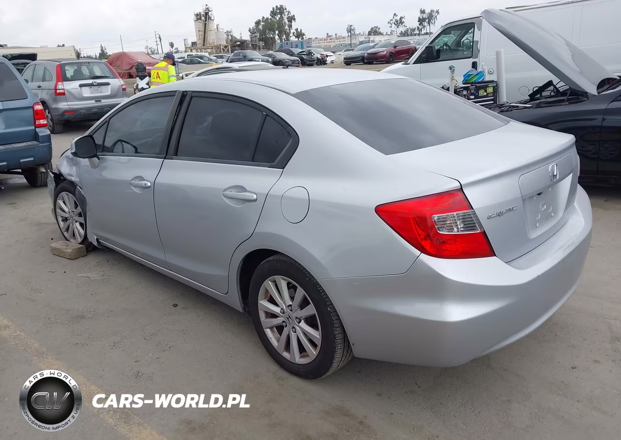 2012 Honda Civic Ex-L VIN:2HGFB2F90CH566621 - 3