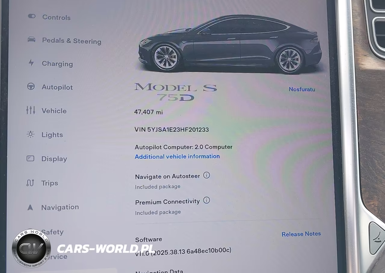 2017 Tesla Model S 100D-60D-75D-90D-P100D VIN:5YJSA1E23HF201233 - 7