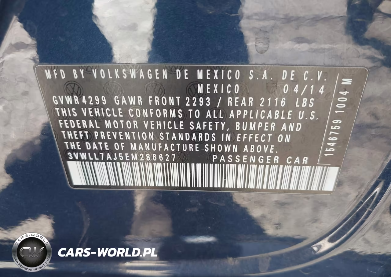 2014 Volkswagen Jetta 2.0L Tdi Value Edition VIN:3VWLL7AJ5EM286627 - 9