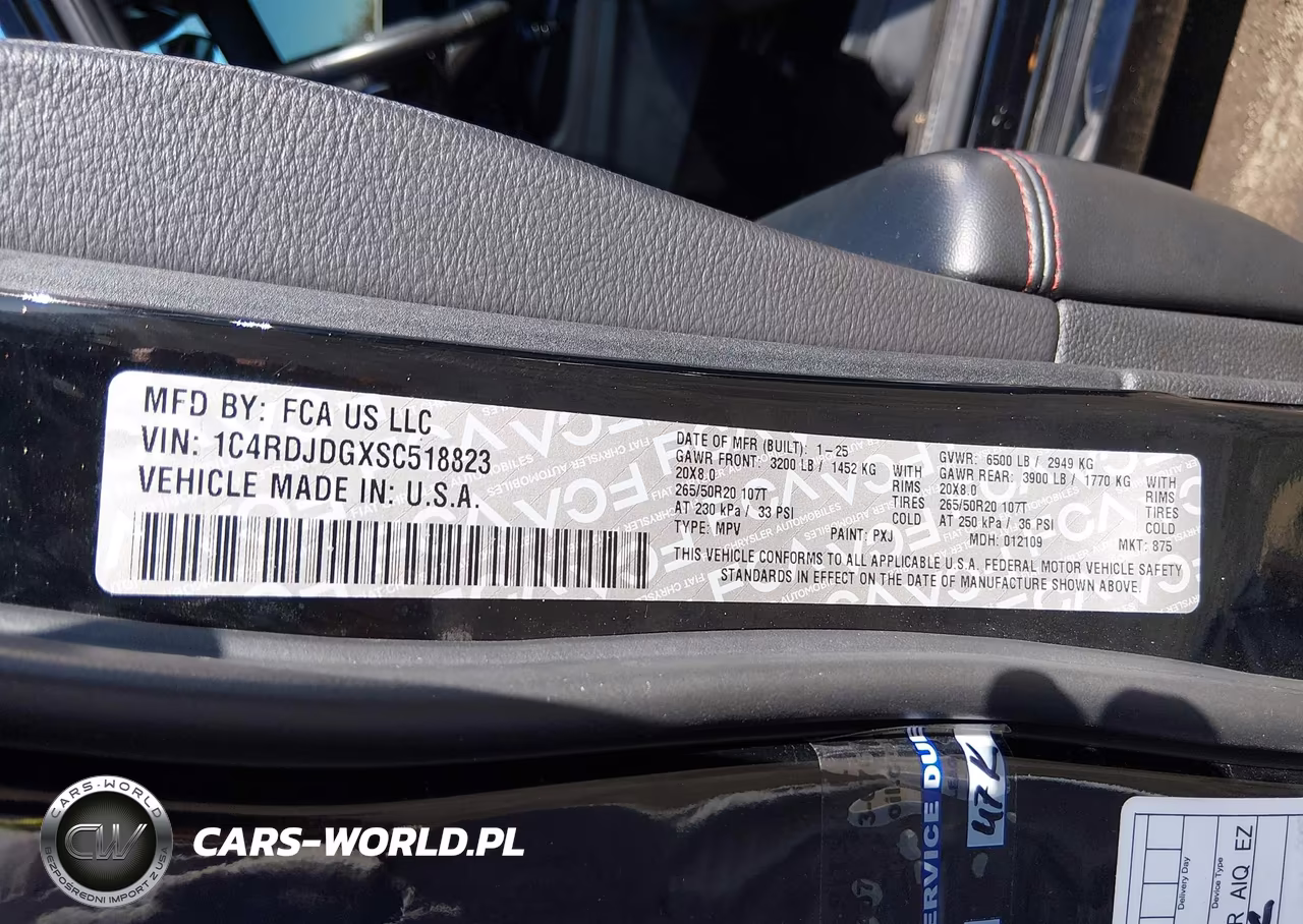 2025 Dodge Durango Gt Plus Awd VIN:1C4RDJDGXSC518823 - 9