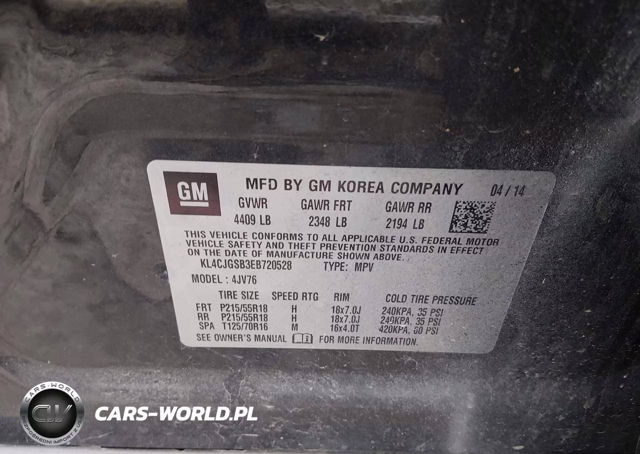 2014 Buick Encore Leather VIN:KL4CJGSB3EB720528 - 9