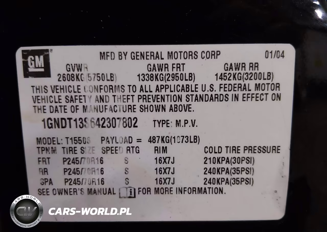 2004 Chevrolet Trailblazer Lt VIN:1GNDT13S642307802 - 22