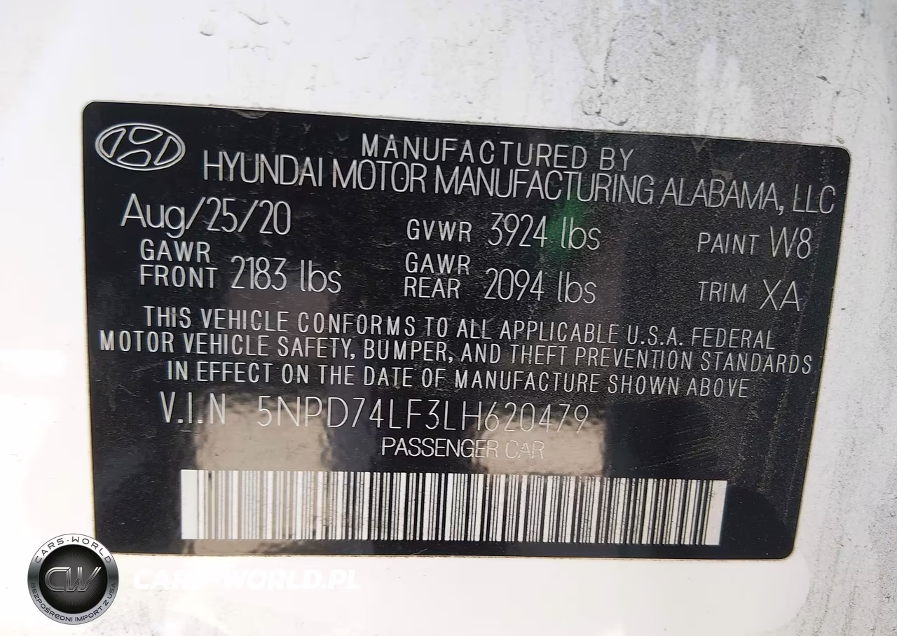 2020 Hyundai Elantra Se VIN:5NPD74LF3LH620479 - 9
