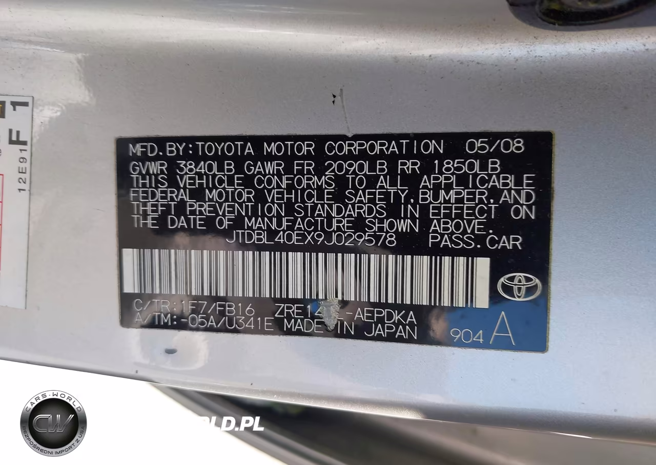 2009 Toyota Corolla VIN:JTDBL40EX9J029578 - 9
