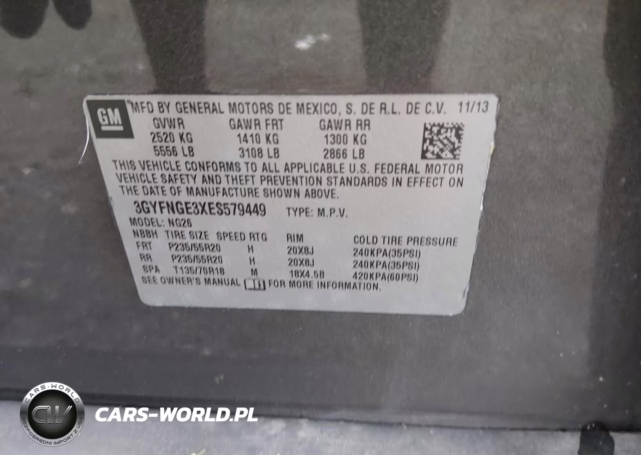 2014 Cadillac Srx Premium Collection VIN:3GYFNGE3XES579449 - 9