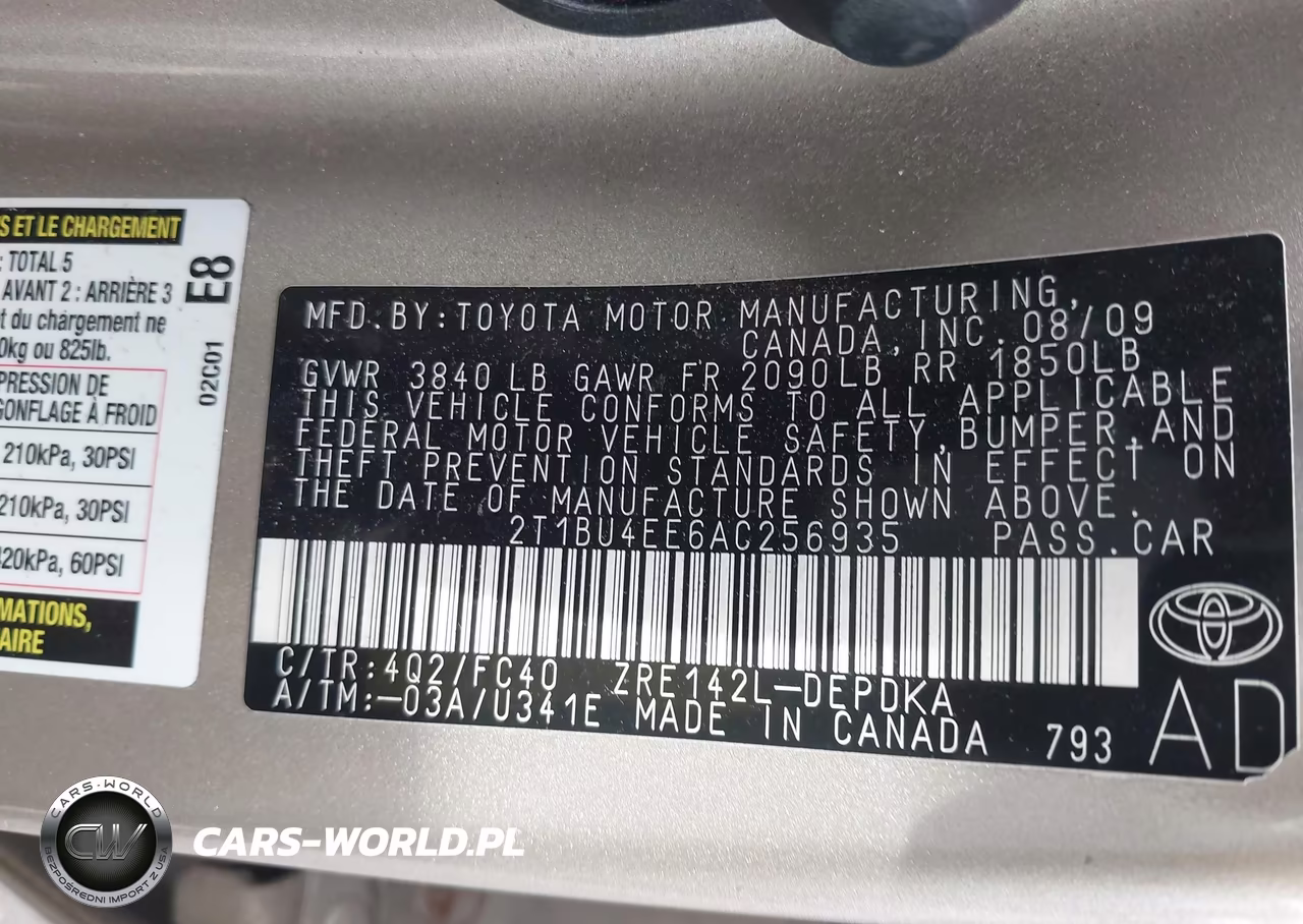 2010 Toyota Corolla S-Le-Xle VIN:2T1BU4EE6AC256935 - 9