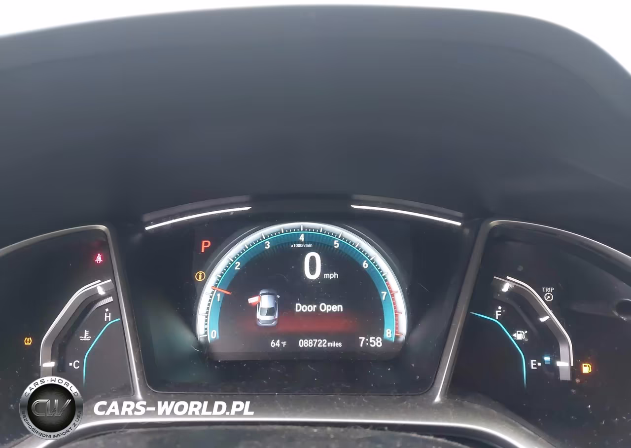 2017 Honda Civic Ex VIN:19XFC2F76HE051958 - 7