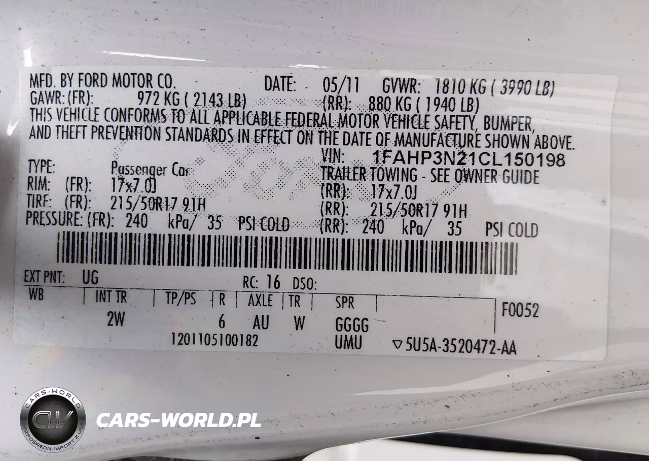 2012 Ford Focus Titanium VIN:1FAHP3N21CL150198 - 9
