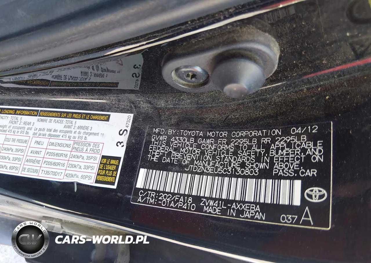 2012 Toyota Prius V Three VIN:JTDZN3EU5C3130803 - 9