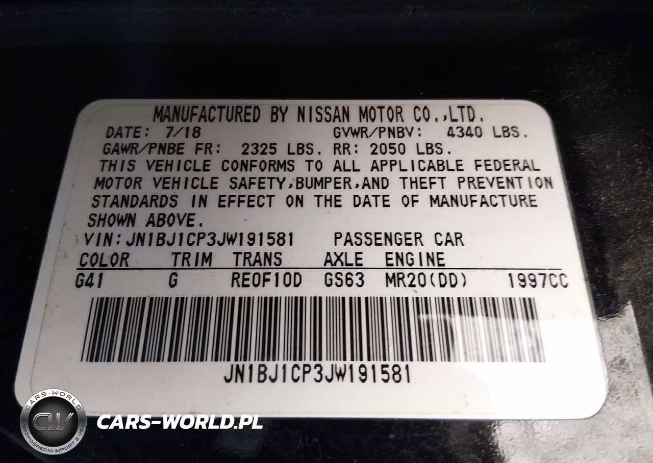 2018 Nissan Rogue Sport S VIN:JN1BJ1CP3JW191581 - 9