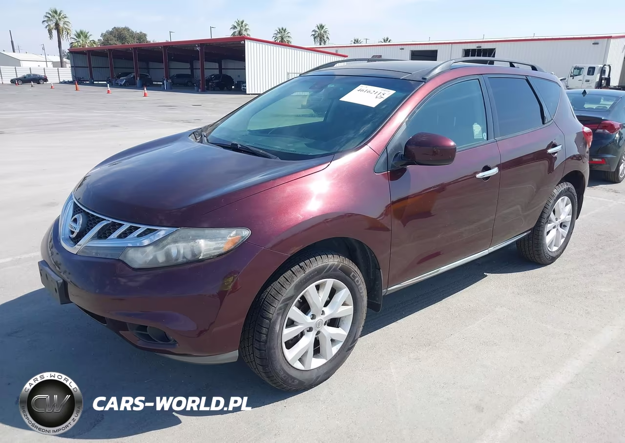 2014 Nissan Murano Sl VIN:JN8AZ1MU2EW417819 - 2