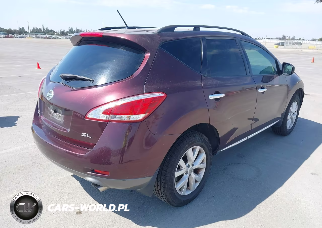 2014 Nissan Murano Sl VIN:JN8AZ1MU2EW417819 - 4