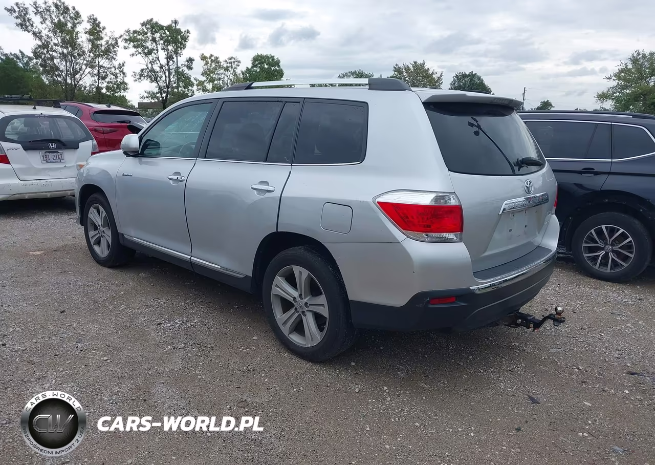 2012 Toyota Highlander Limited V6 VIN:5TDDK3EH3CS109596 - 3