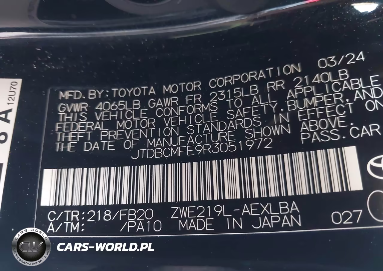 2024 Toyota Corolla Hybrid Le VIN:JTDBCMFE9R3051972 - 9