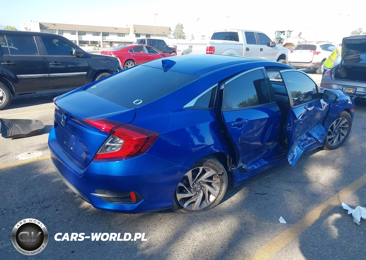 2018 Honda Civic Ex VIN:2HGFC2F72JH547240 - 4