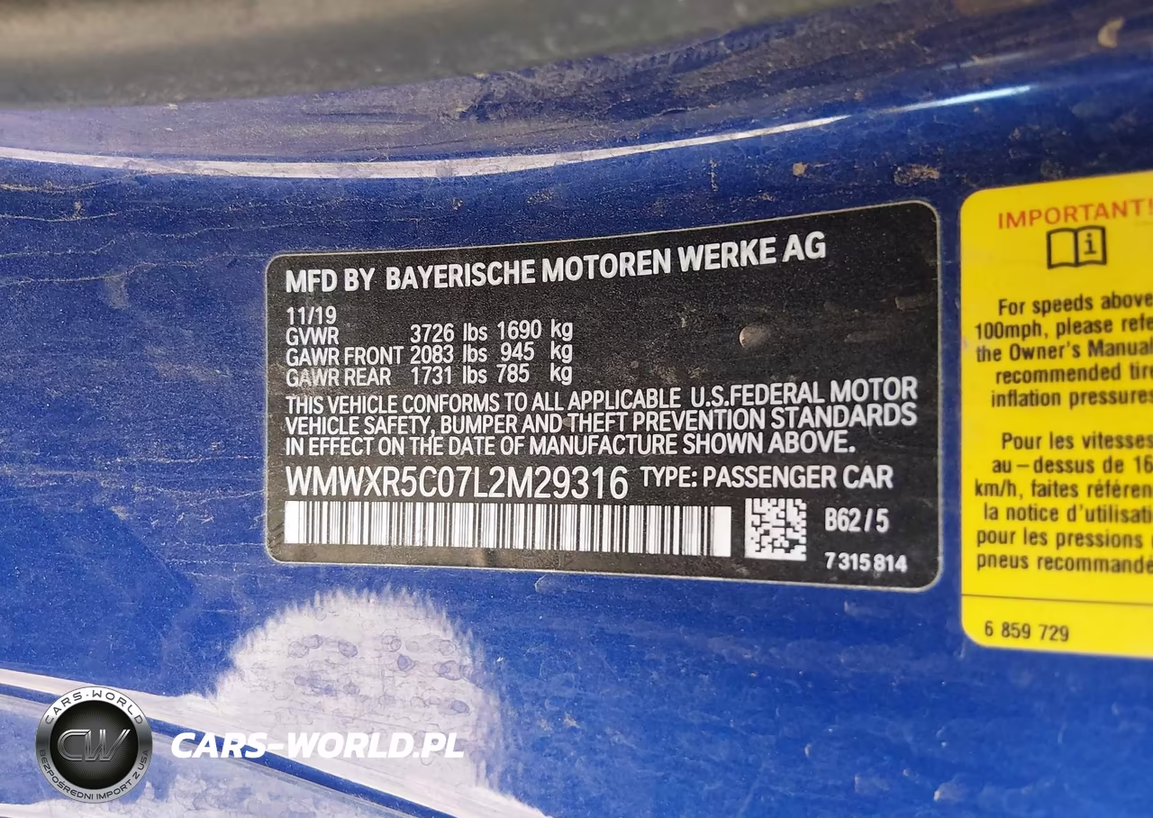 2020 Mini Hardtop Cooper S VIN:WMWXR5C07L2M29316 - 9