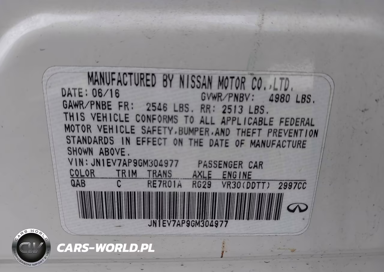 2016 Infiniti Q50 3.0T Premium VIN:JN1EV7AP9GM304977 - 9