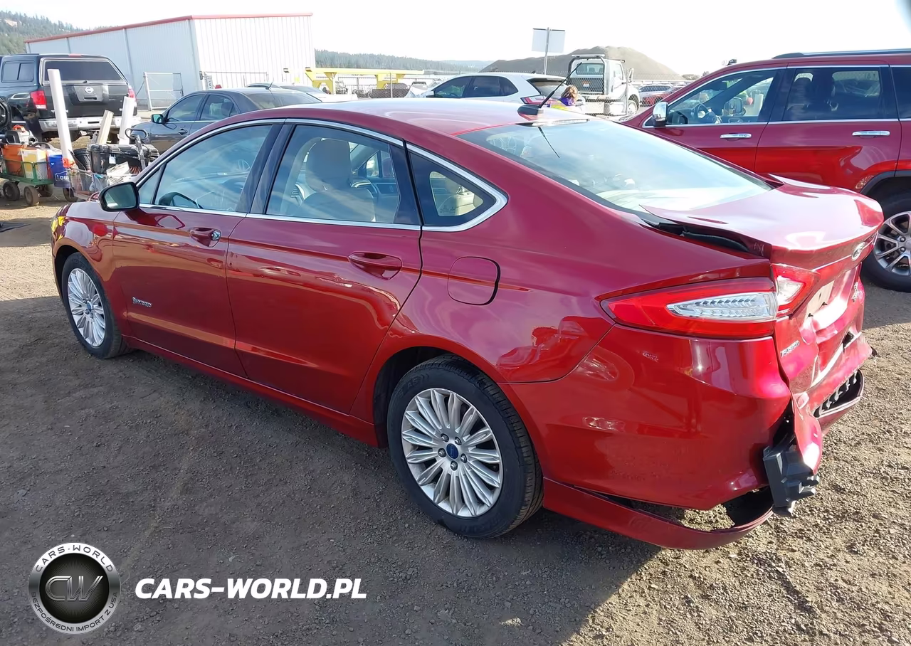 2013 Ford Fusion Hybrid Se VIN:3FA6P0LUXDR257554 - 3