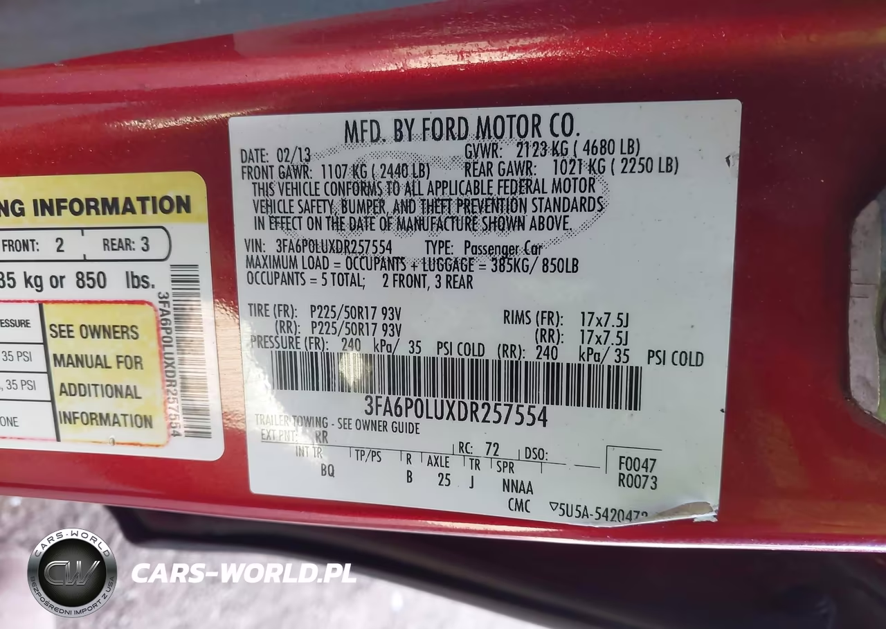 2013 Ford Fusion Hybrid Se VIN:3FA6P0LUXDR257554 - 9