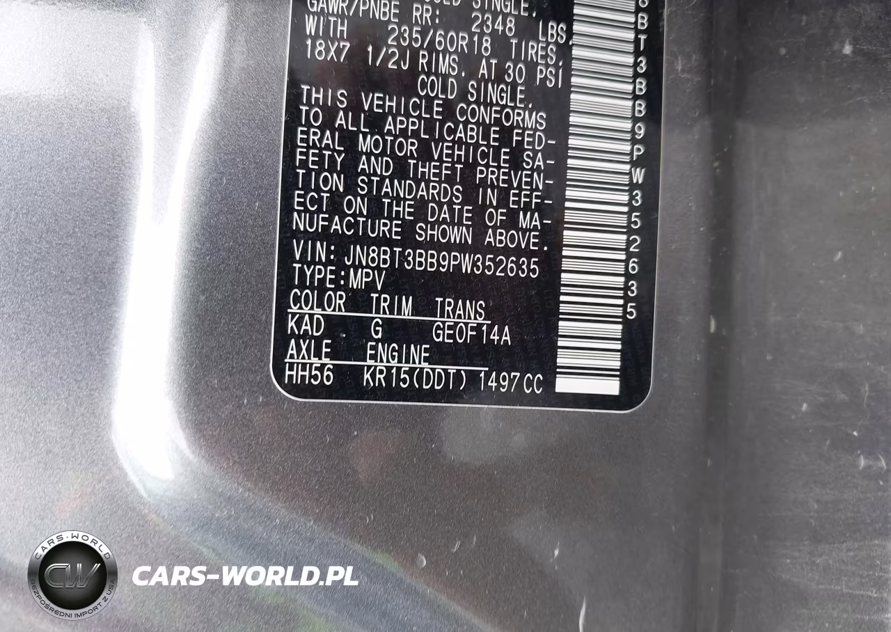 2023 Nissan Rogue Sv Intelligent Awd VIN:JN8BT3BB9PW352635 - 9