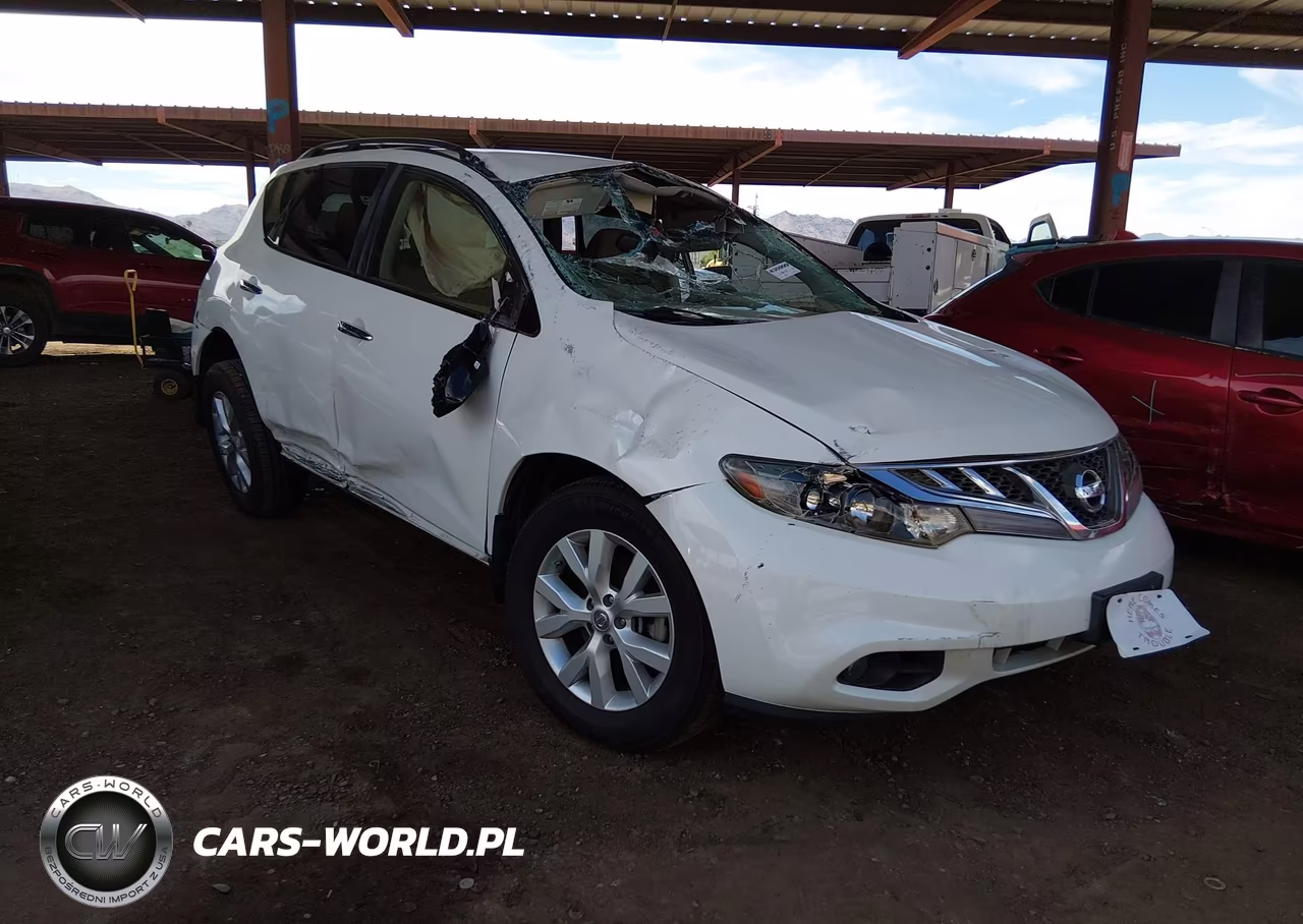 2014 Nissan Murano Sv VIN:JN8AZ1MU4EW420785 - 1