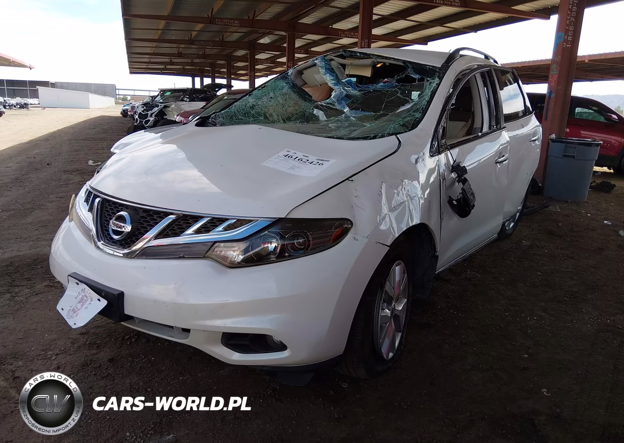 2014 Nissan Murano Sv VIN:JN8AZ1MU4EW420785 - 2