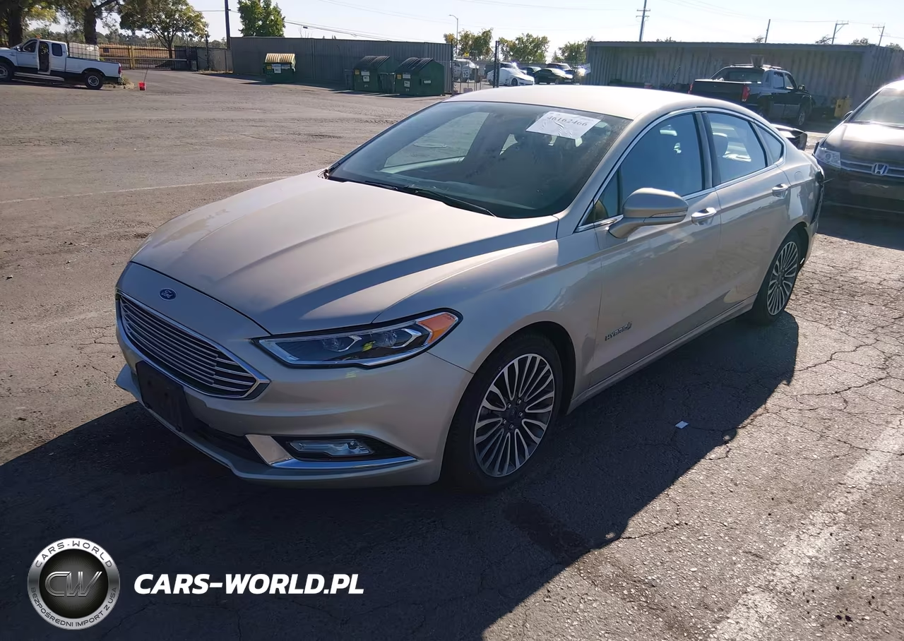 2017 Ford Fusion Hybrid Titanium VIN:3FA6P0RU6HR287602 - 2