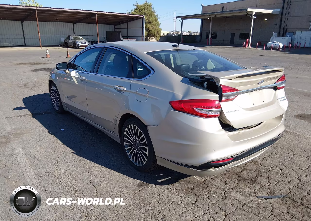 2017 Ford Fusion Hybrid Titanium VIN:3FA6P0RU6HR287602 - 3
