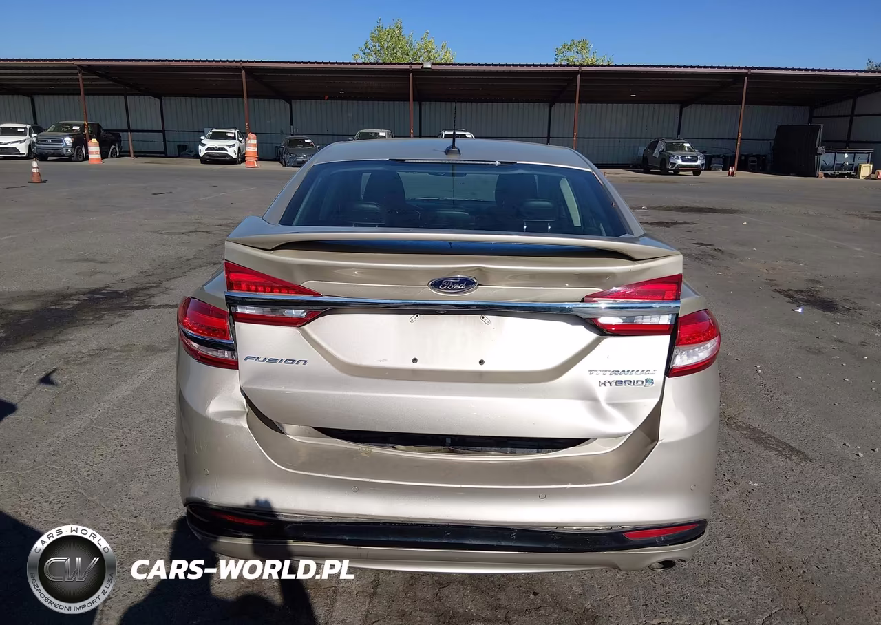 2017 Ford Fusion Hybrid Titanium VIN:3FA6P0RU6HR287602 - 6