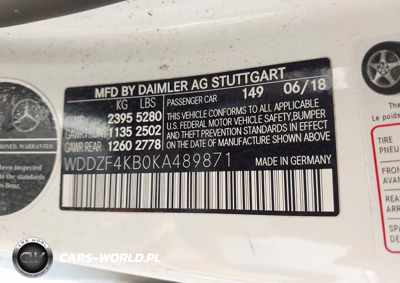 2019 Mercedes-Benz E 300 4Matic VIN:WDDZF4KB0KA489871 - 9