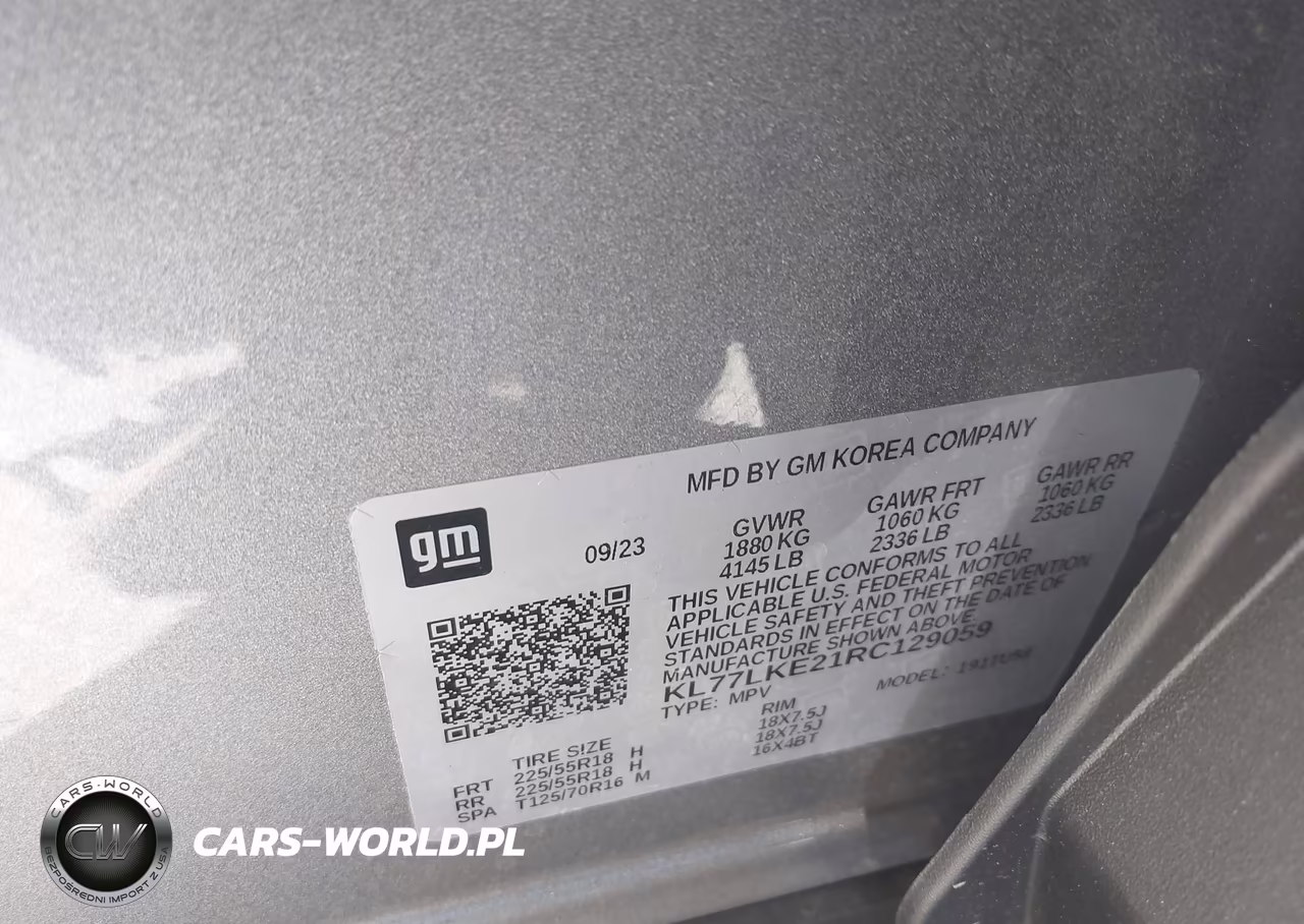 2024 Chevrolet Trax Fwd Activ VIN:KL77LKE21RC129059 - 9