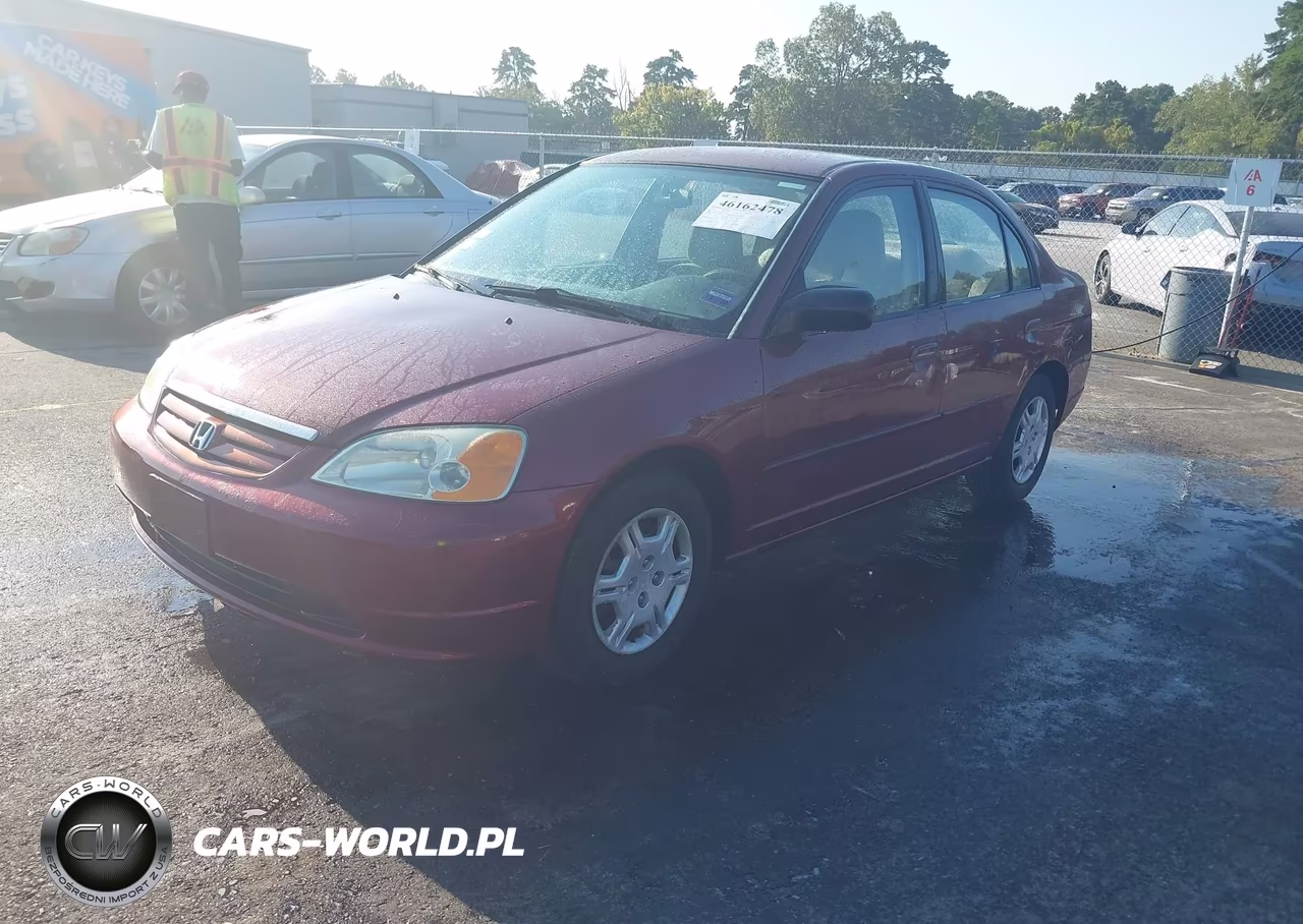 2002 Honda Civic Lx VIN:2HGES16582H577500 - 2
