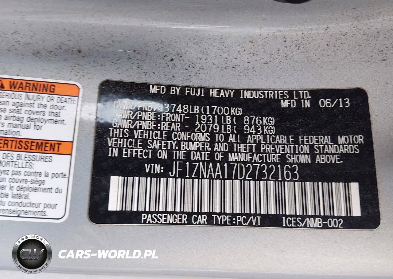 2013 Scion Fr-S 10 Series VIN:JF1ZNAA17D2732163 - 9