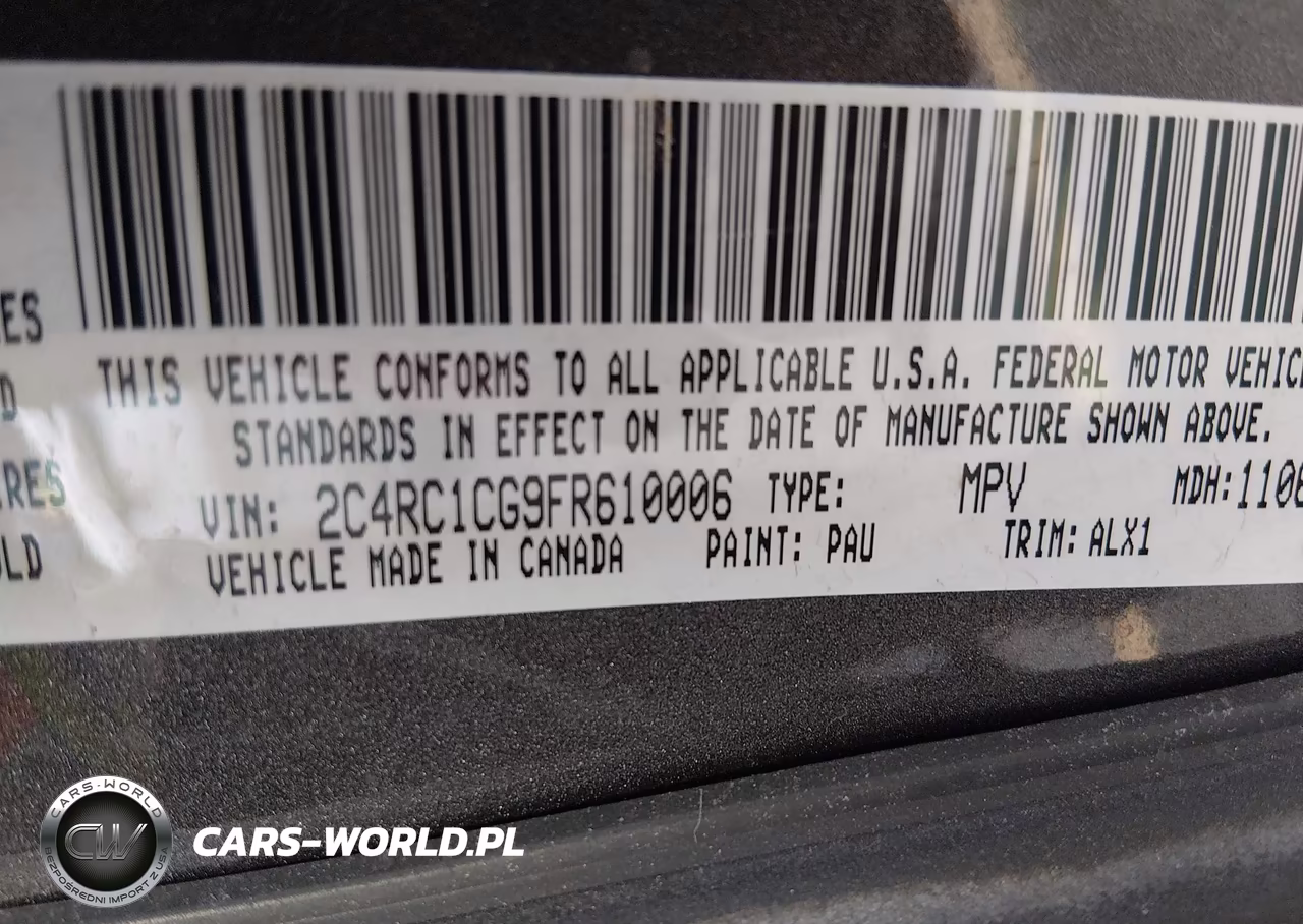 2015 Chrysler Town & Country Touring-L VIN:2C4RC1CG9FR610006 - 9