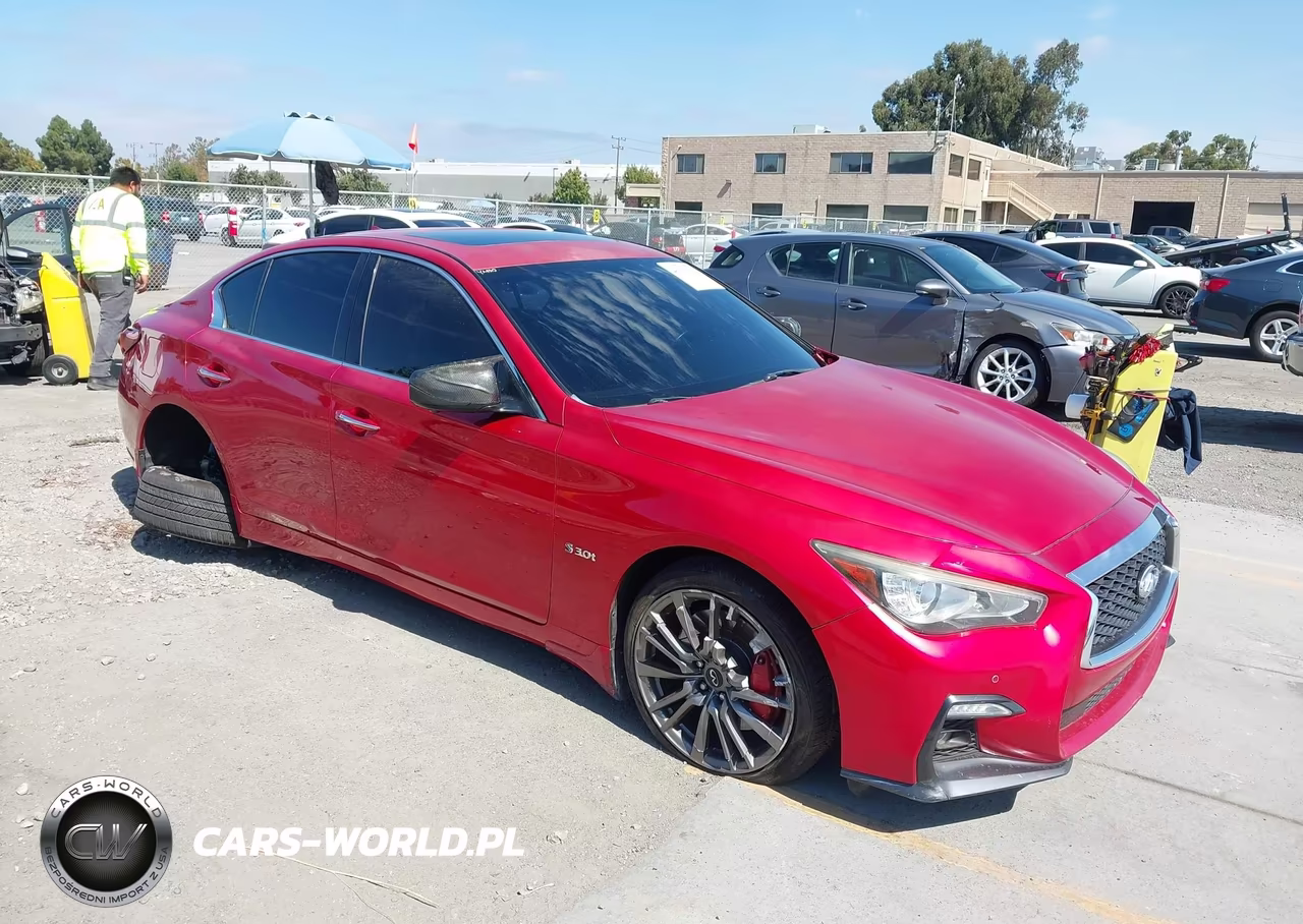 2018 Infiniti Q50 3.0T Red Sport 400