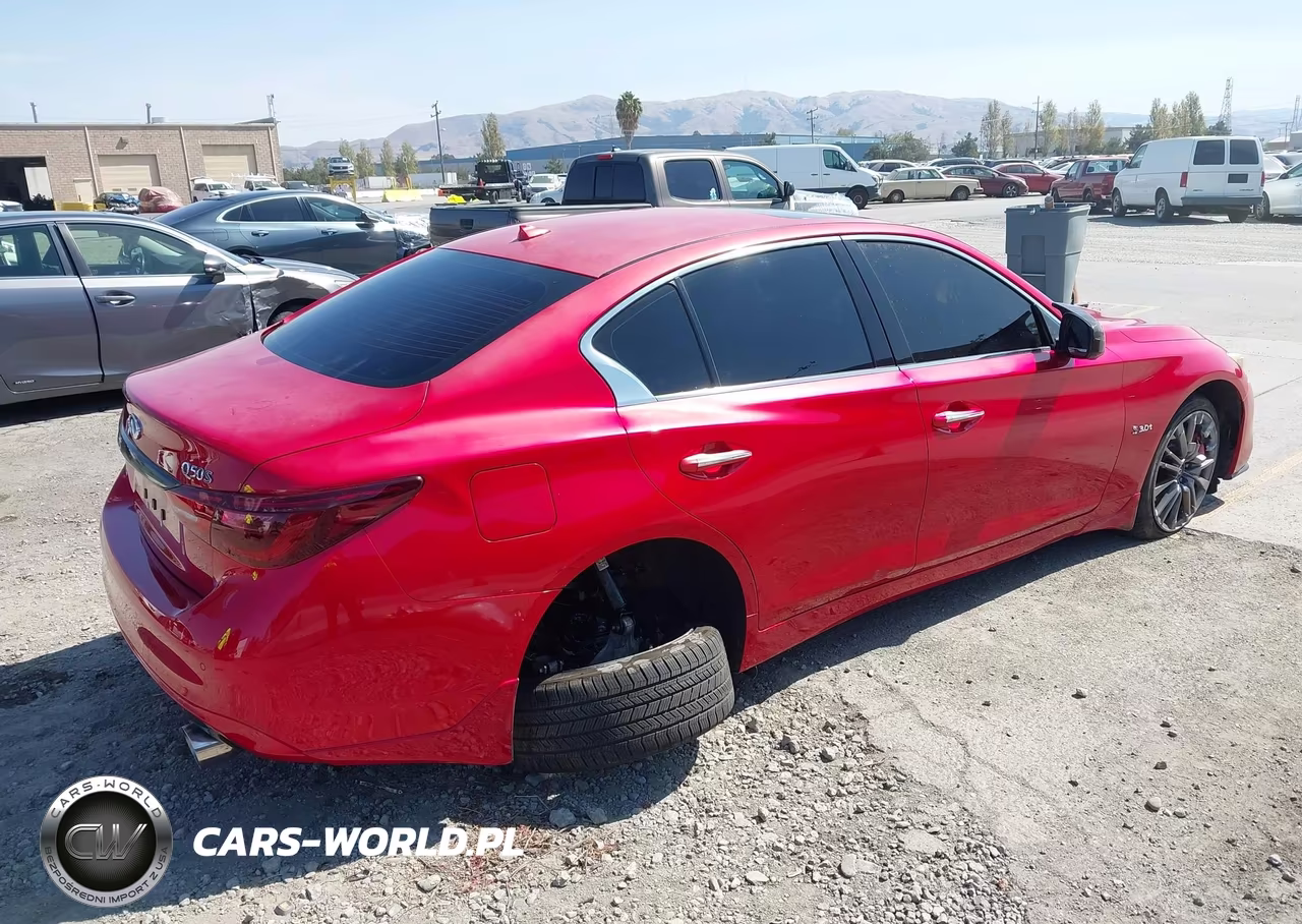 2018 Infiniti Q50 3.0T Red Sport 400 VIN:JN1FV7AR6JM700121 - 4