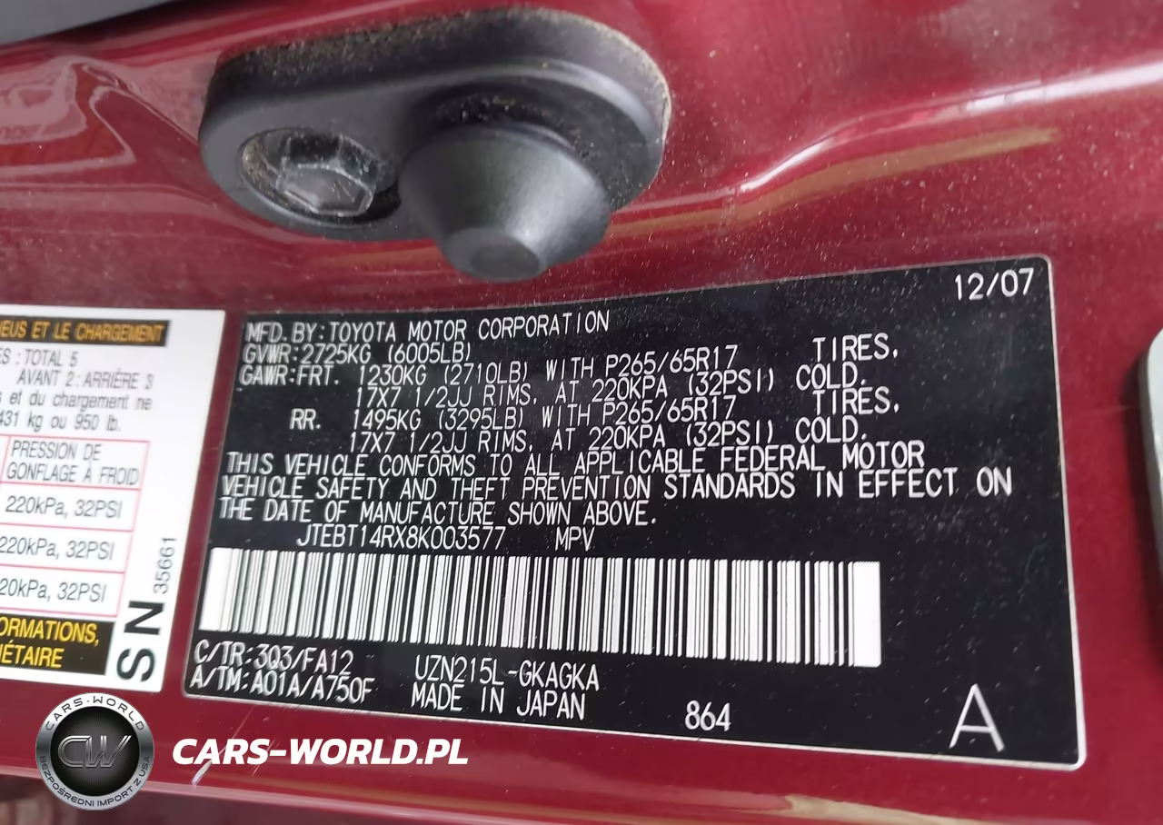 2008 Toyota 4Runner Sr5 V8 VIN:JTEBT14RX8K003577 - 9
