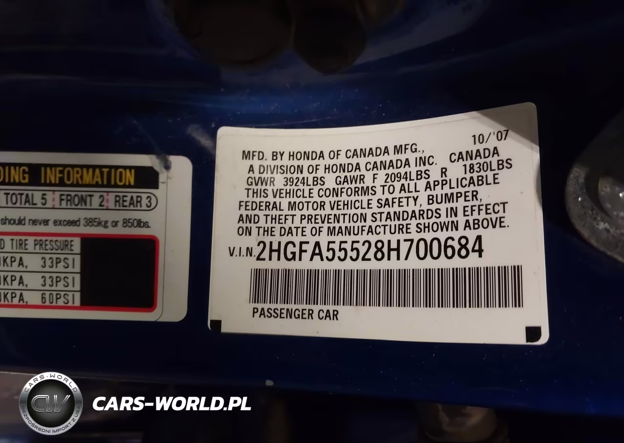 2008 Honda Civic Si-Si Mugen VIN:2HGFA55528H700684 - 9