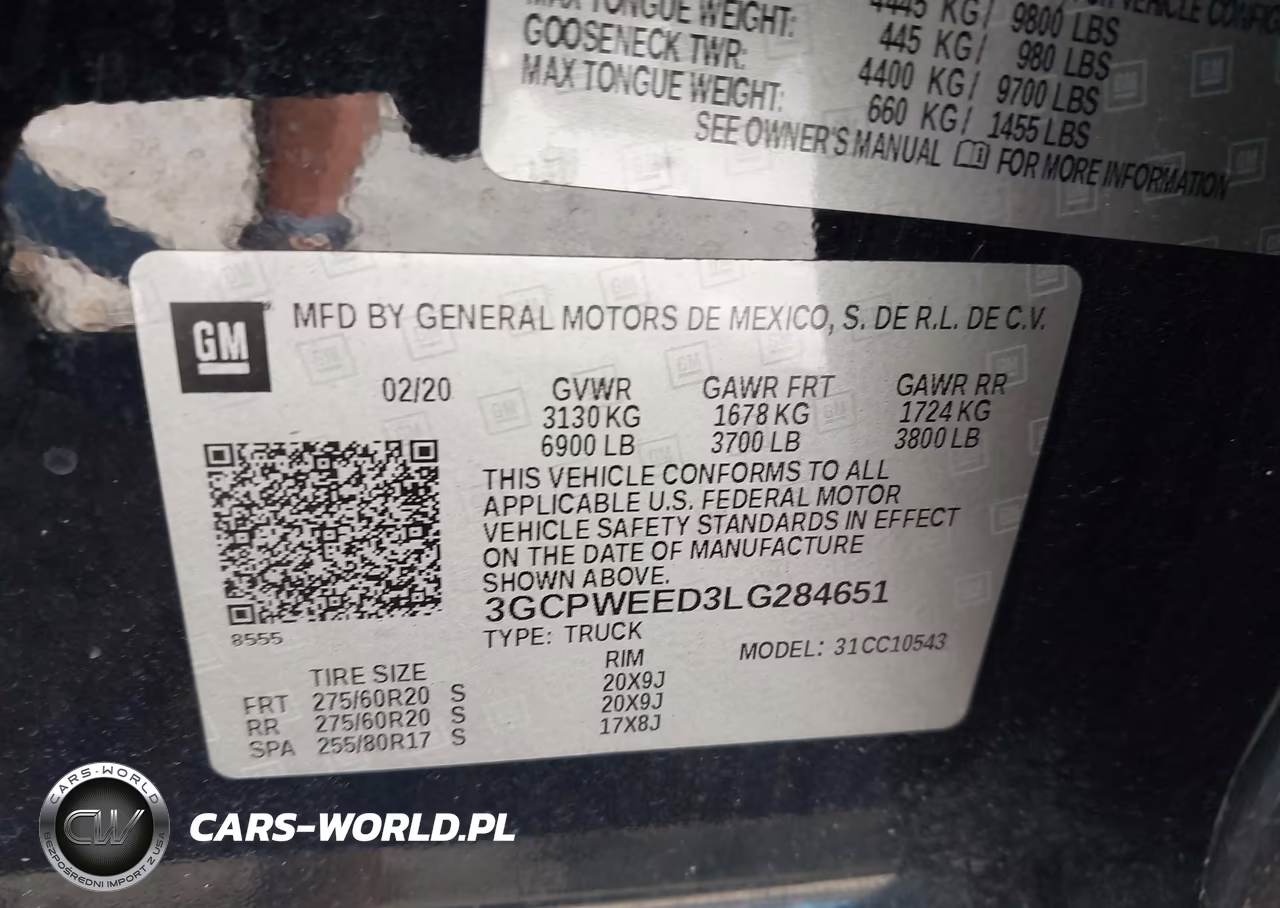 2020 Chevrolet Silverado 1500 2Wd Short Bed Ltz VIN:3GCPWEED3LG284651 - 9