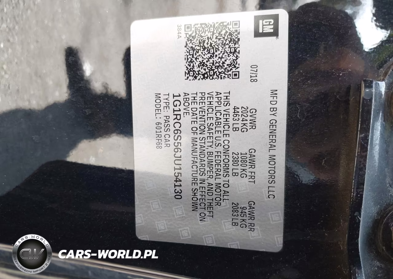 2018 Chevrolet Volt Lt VIN:1G1RC6S56JU154130 - 9