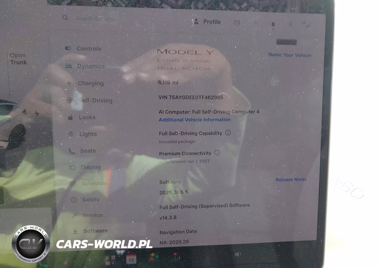 2026 Tesla Model Y All-Wheel Drive-Long Range Launch Series-Premium All-Wheel Drive VIN:7SAYGDEE0TF462965 - 15