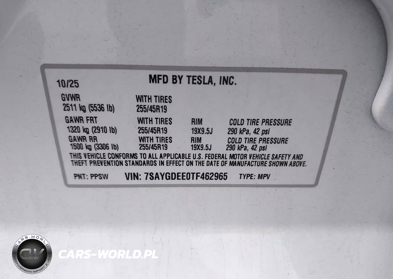2026 Tesla Model Y All-Wheel Drive-Long Range Launch Series-Premium All-Wheel Drive VIN:7SAYGDEE0TF462965 - 9