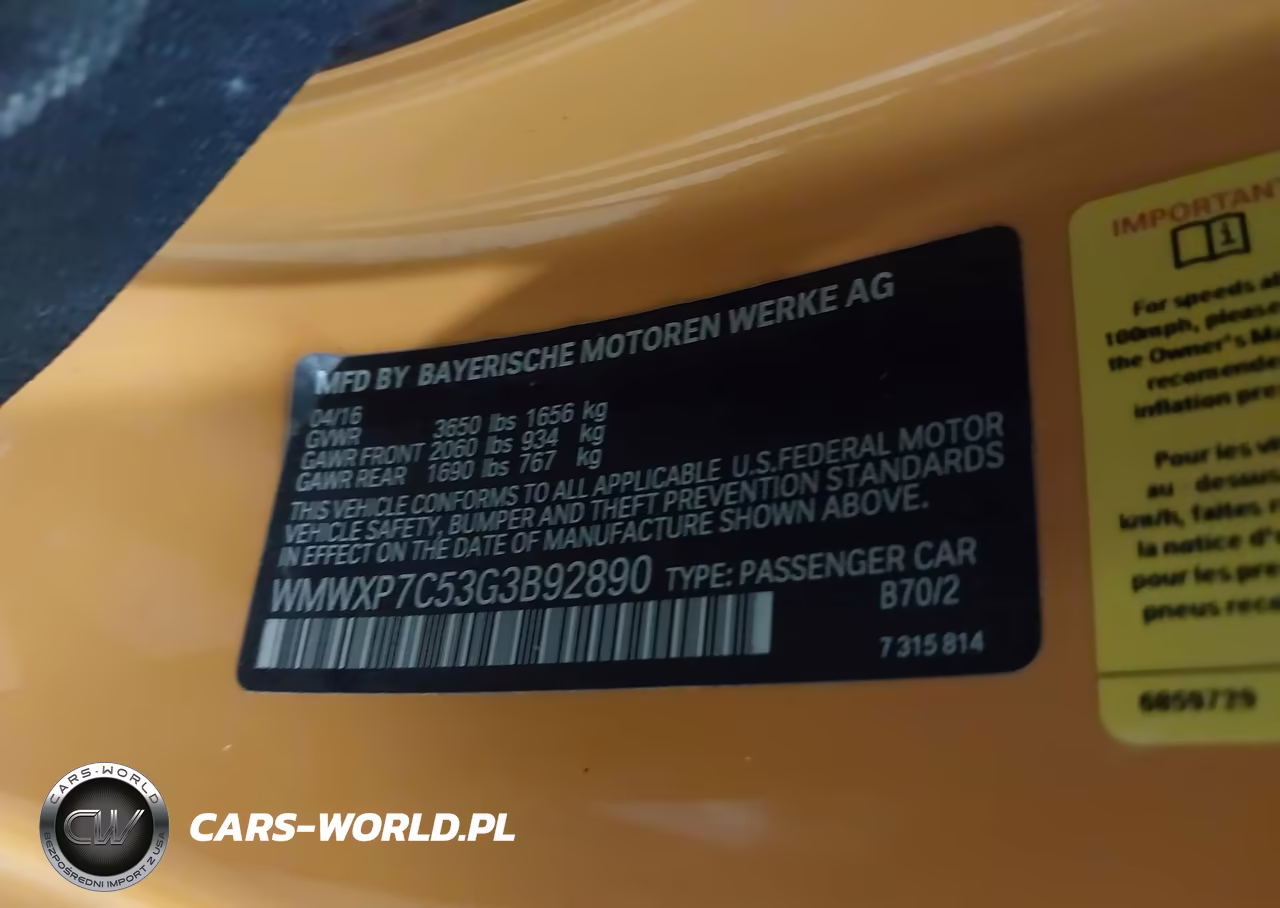 2016 Mini Cooper S VIN:WMWXP7C53G3B92890 - 9