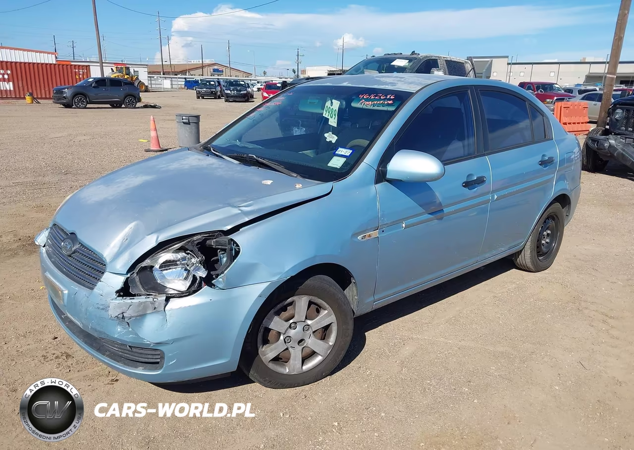 2007 Hyundai Accent Gls VIN:KMHCN46CX7U128753 - 2