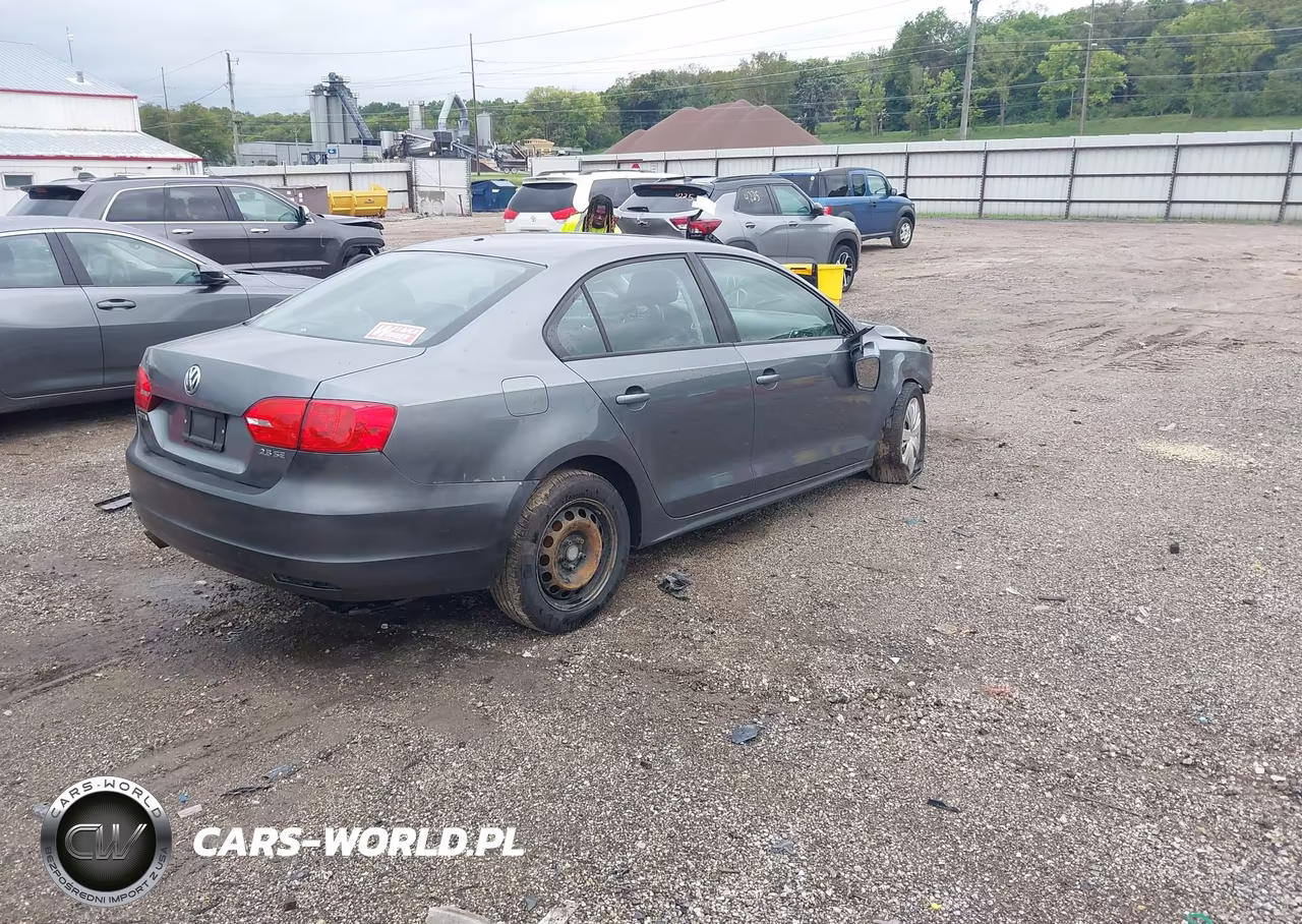 2012 Volkswagen Jetta 2.5L Se VIN:3VWDP7AJXCM073064 - 4