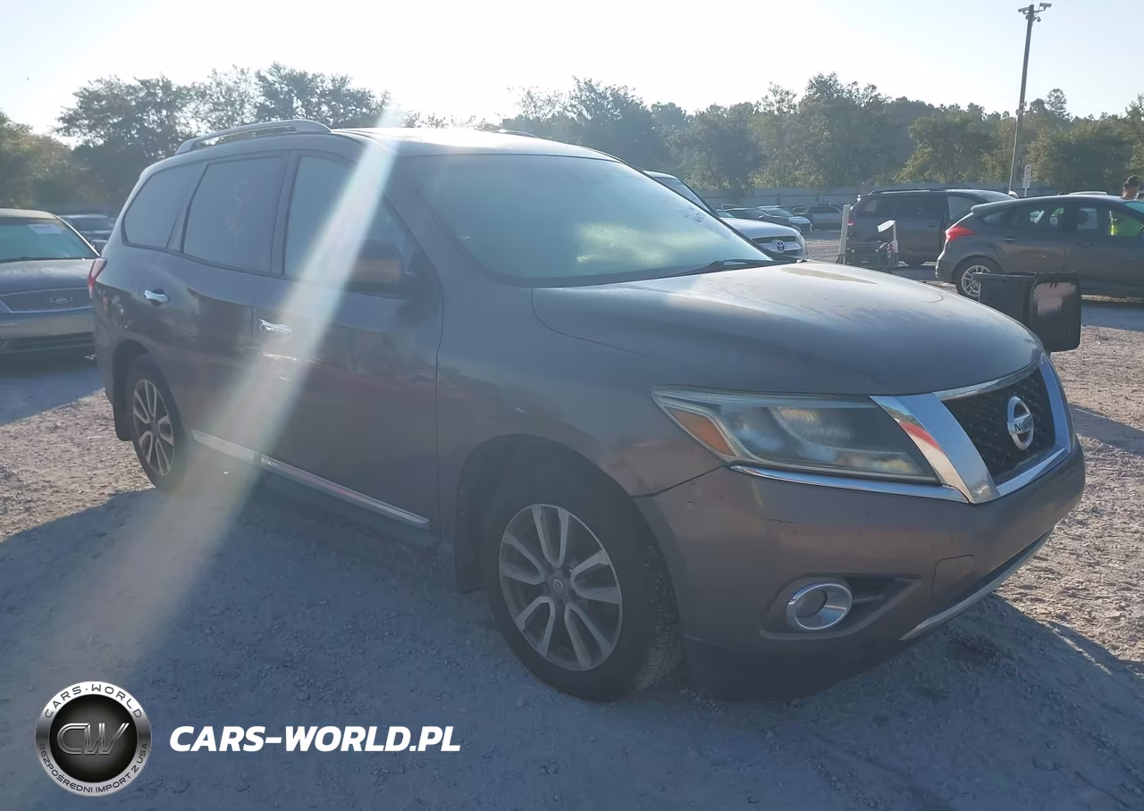 2014 Nissan Pathfinder Sl VIN:5N1AR2MN8EC674605 - 1