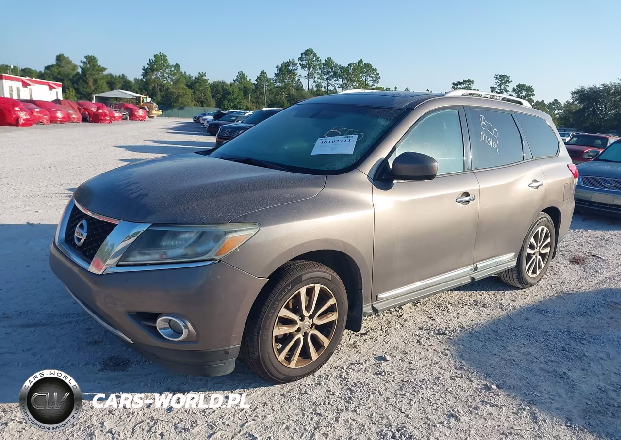 2014 Nissan Pathfinder Sl VIN:5N1AR2MN8EC674605 - 2