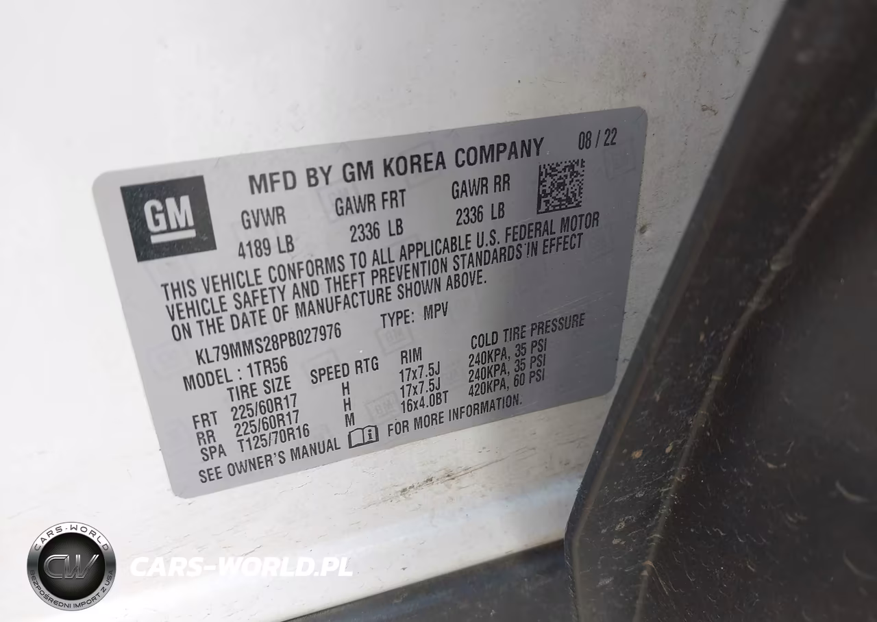 2023 Chevrolet Trailblazer Fwd Ls VIN:KL79MMS28PB027976 - 9