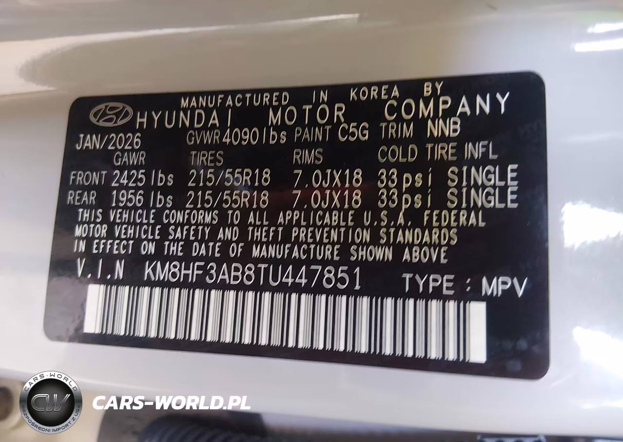 2026 Hyundai Kona Sel Sport VIN:KM8HF3AB8TU447851 - 9